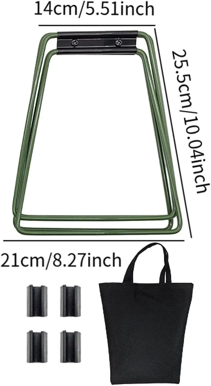 Foldable Cooler Stand Camping Furniture Patio with Storage Bag Metal Equipment Travel Universal Ice Box Holder Suitcase Rack