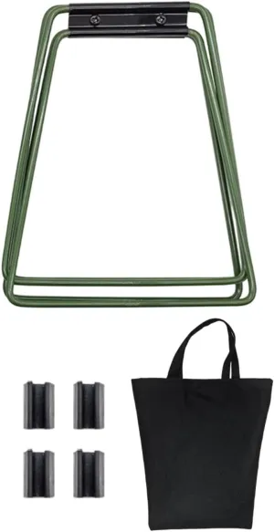 Foldable Cooler Stand Camping Furniture Patio with Storage Bag Metal Equipment Travel Universal Ice Box Holder Suitcase Rack