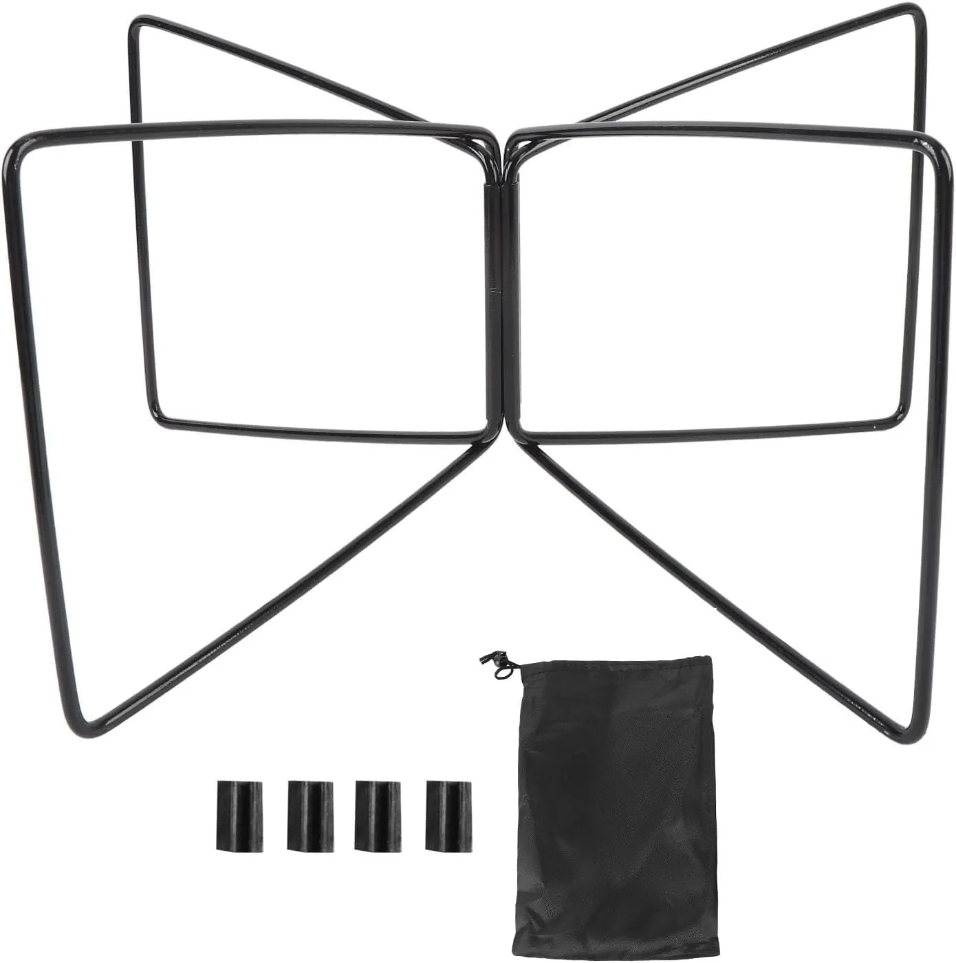 Foldable Cooler Stand, Universal Stainless Steel Camping Foldable Fridge Ice Box Holder Luggage Rack for Outdoor, Camping, BBQ, Travel