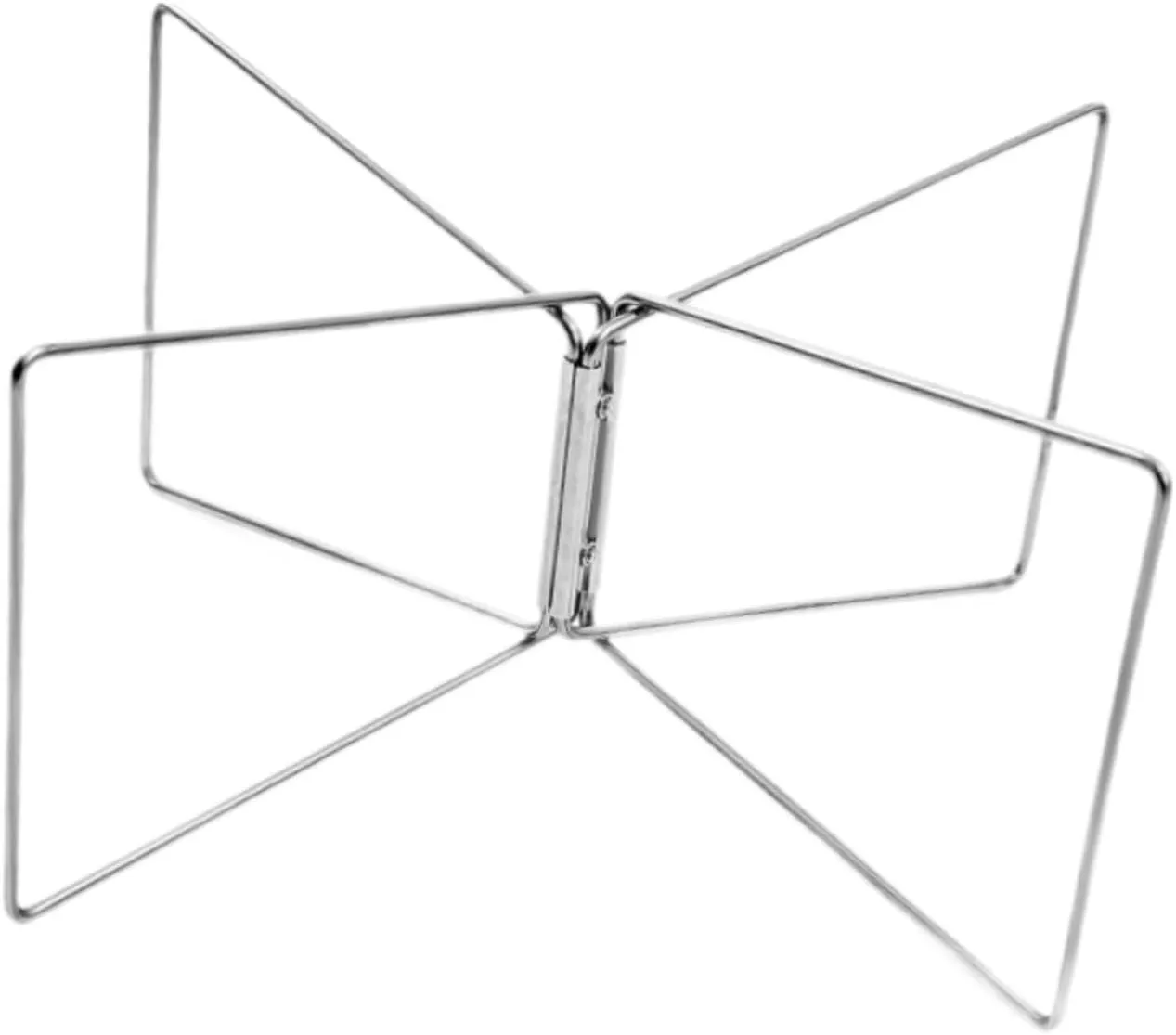 Folding Cooler Stand Stainless Steel Sturdy Compact Portable Stable Luggage Rack Ice Box Holder for Camping BBQ Travel Picnic