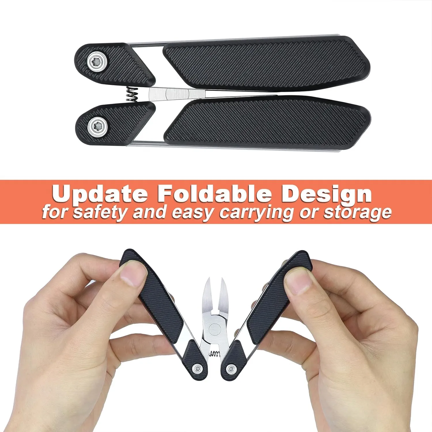 Folding Toenail Clippers for Seniors Thick Toenails,Portable Stainless Steel Heavy Duty Large Toenail Clippers for Thick Nails