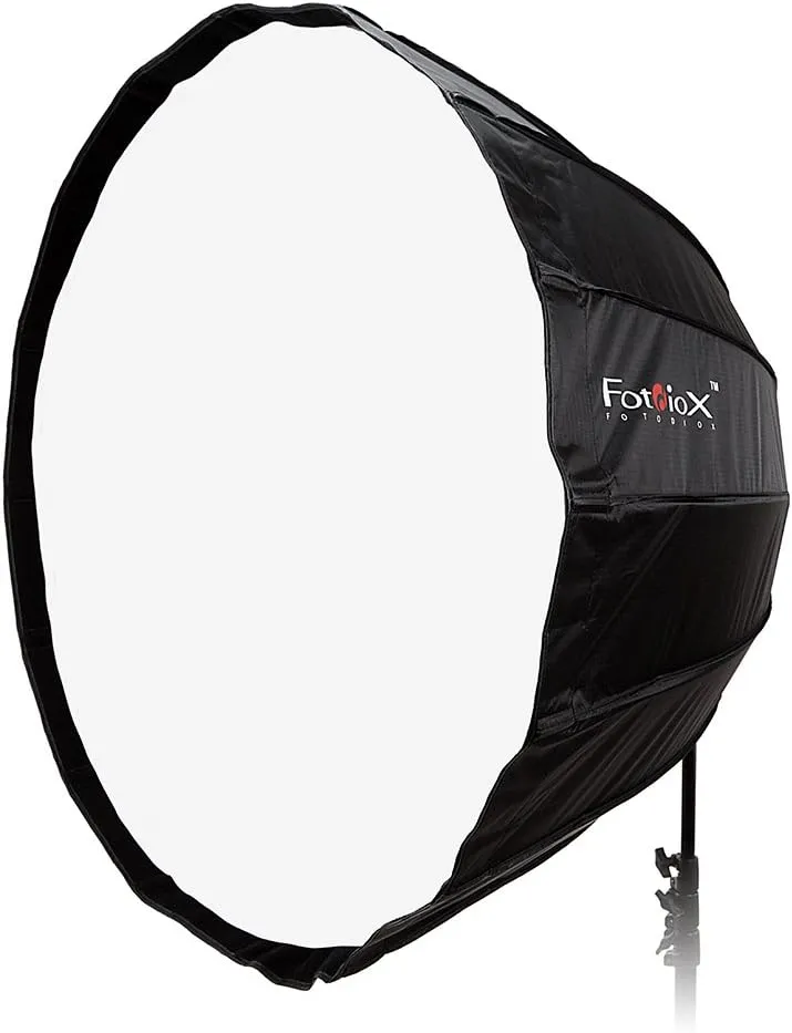 Fotodiox Deep EZ-Pro 36in Parabolic Quick Collapse Softbox Compatible with Select Speedotron (Black/Brown Line) Bayonet Mount Studio Flash Units