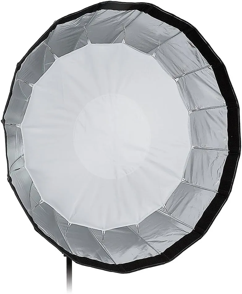 Fotodiox Deep EZ-Pro 36in Parabolic Quick Collapse Softbox Compatible with Select Speedotron (Black/Brown Line) Bayonet Mount Studio Flash Units