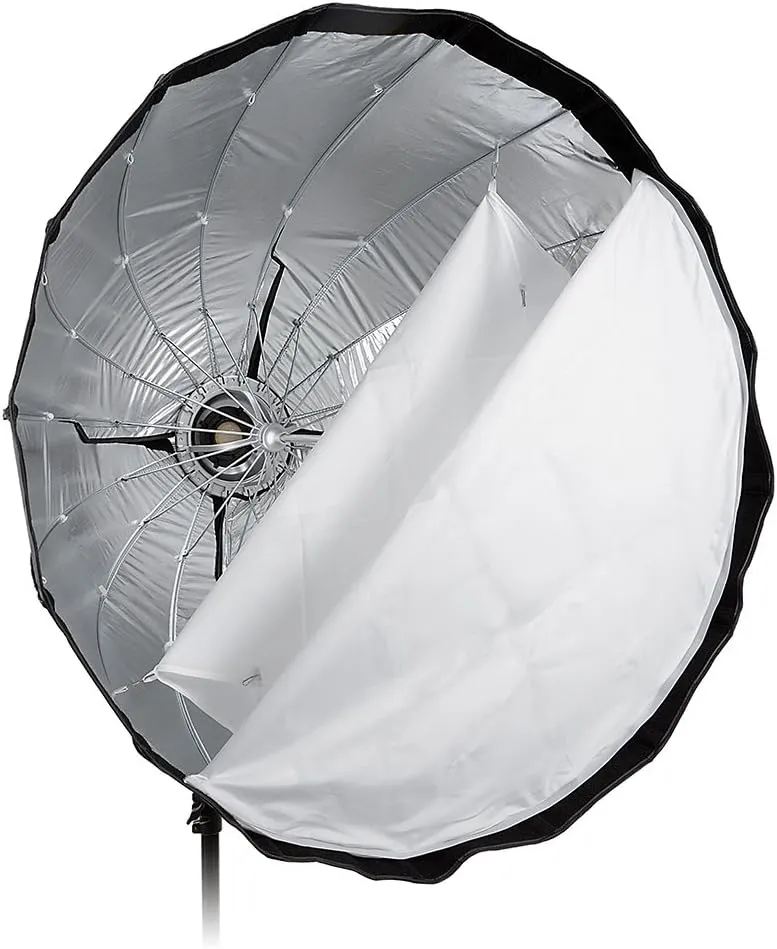 Fotodiox Deep EZ-Pro 36in Parabolic Quick Collapse Softbox Compatible with Select Speedotron (Black/Brown Line) Bayonet Mount Studio Flash Units
