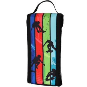 Freezable Yoghurt Squeeze Pouch Insulated Travel Cool Picnic Bag - Skaters