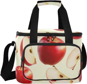 Fruit Yellow Insulated Cooler Bag for Women Men Leakproof 24 Can Camping Lunch Coolers for Travel Outdoors Trip