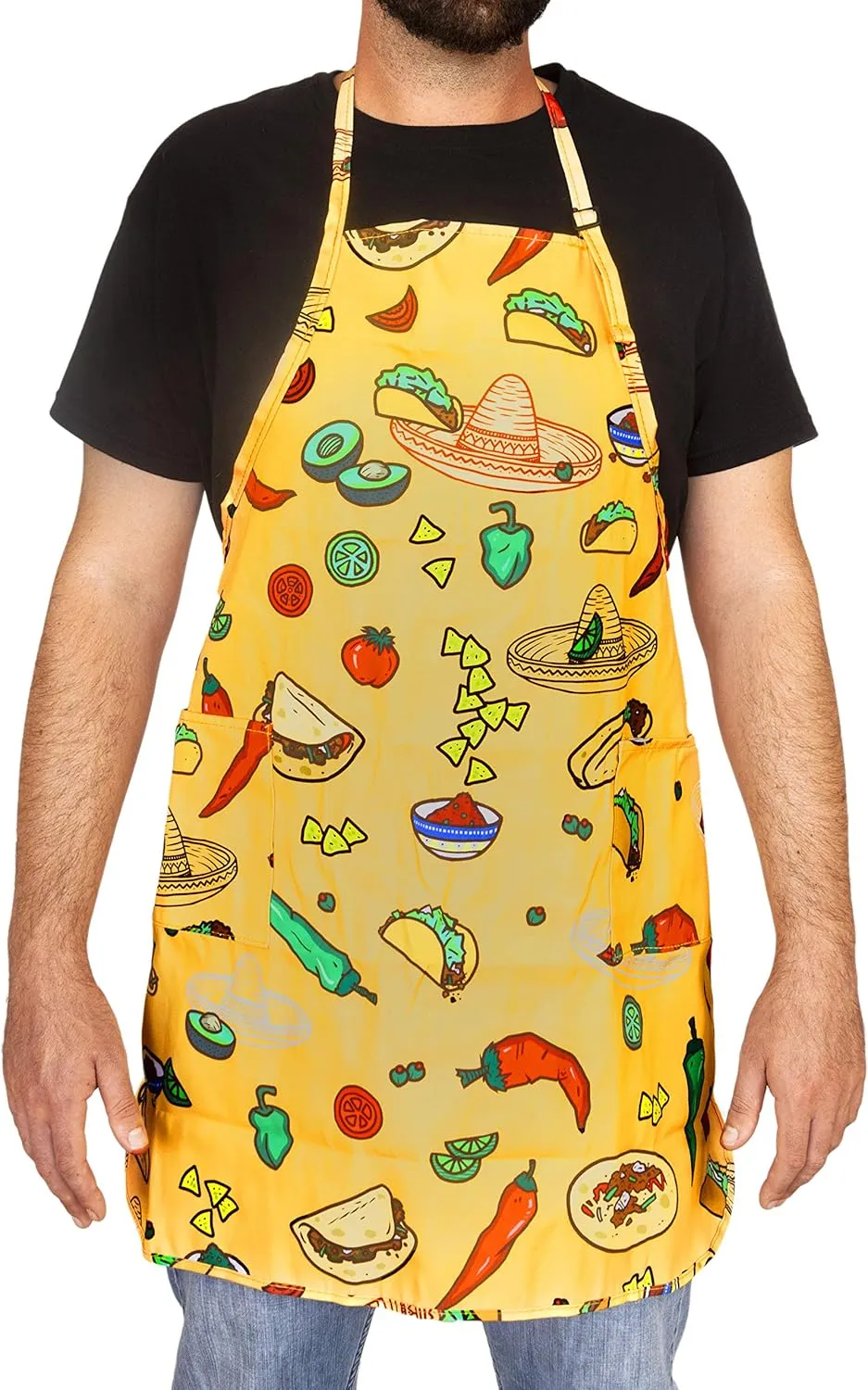 Funny Guy Mugs Adjustable Apron with Pockets