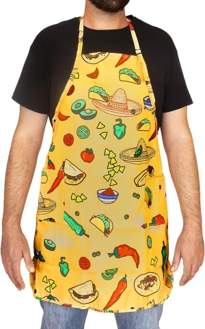 Funny Guy Mugs Adjustable Apron with Pockets