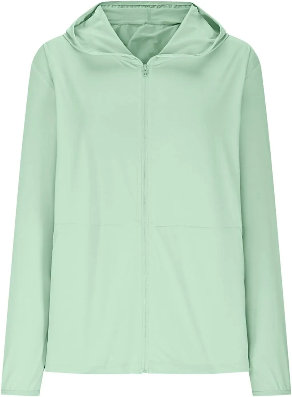 FZYLQY Women's UPF 50  Lightweight Athletic Jacket Full Zip UV Long Sleeve Hoodies SPF Lightweight Jacket Hiking Outfits