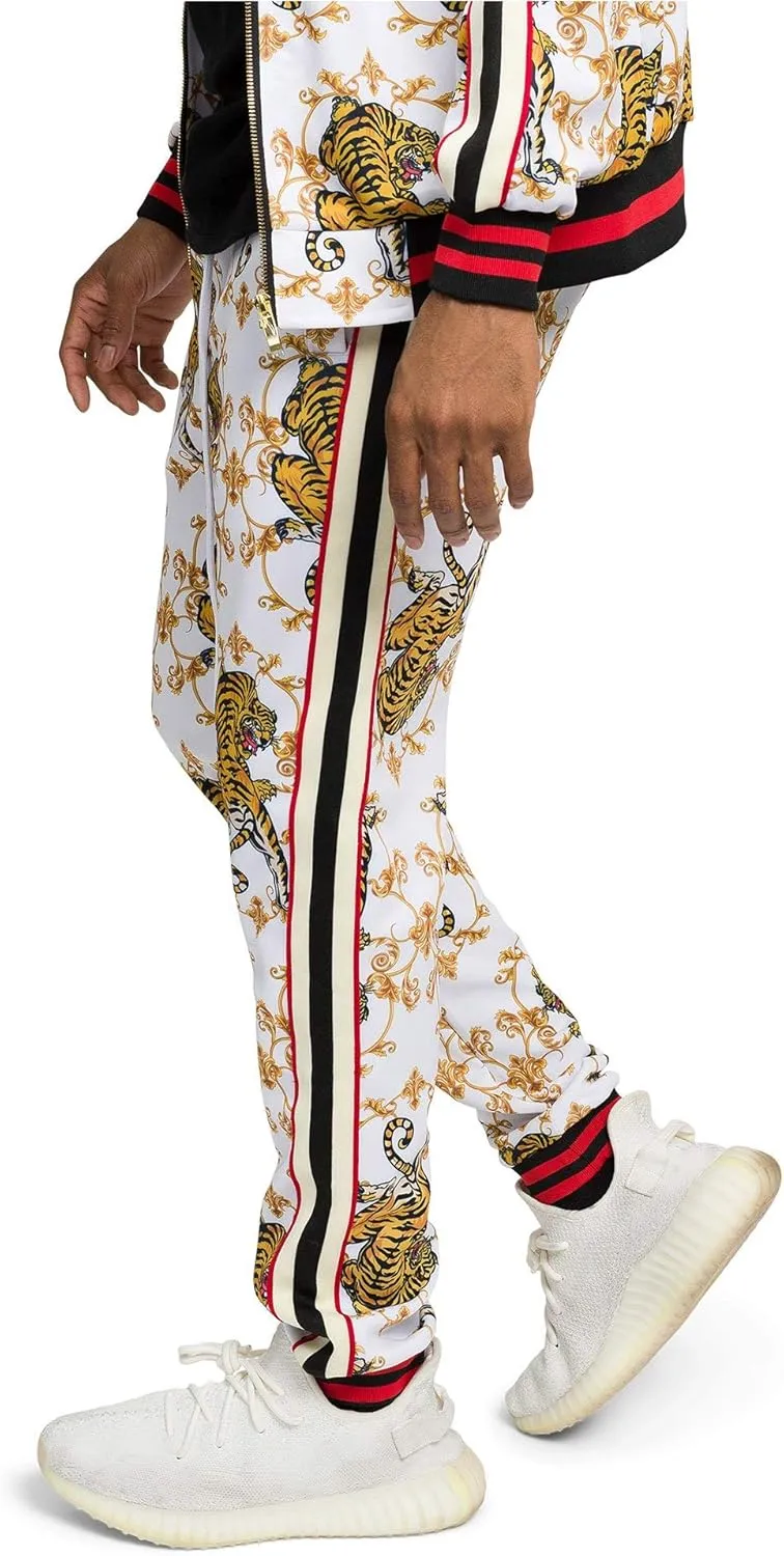 G-Style USA Men's Tiger Pattern Tracksuit Sets