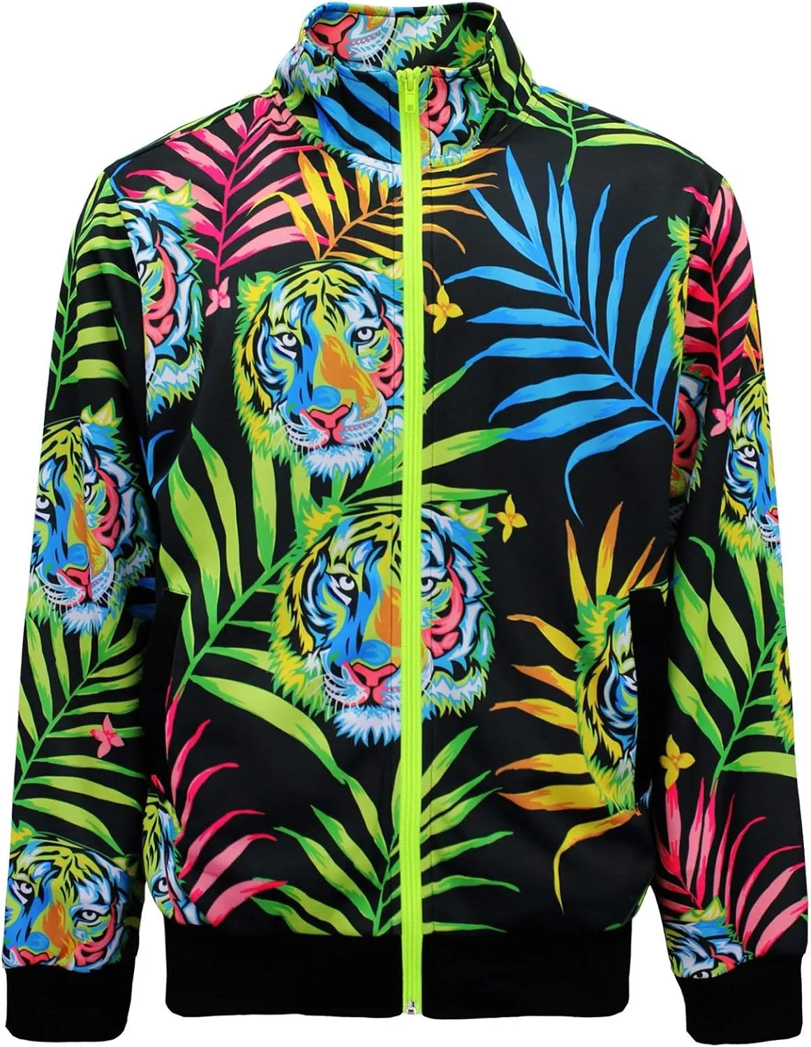 G-Style USA Men's Tiger Pattern Tracksuit Sets