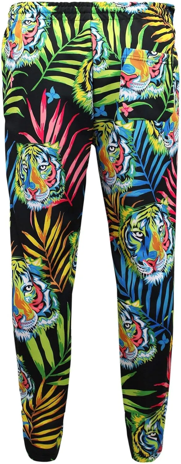 G-Style USA Men's Tiger Pattern Tracksuit Sets