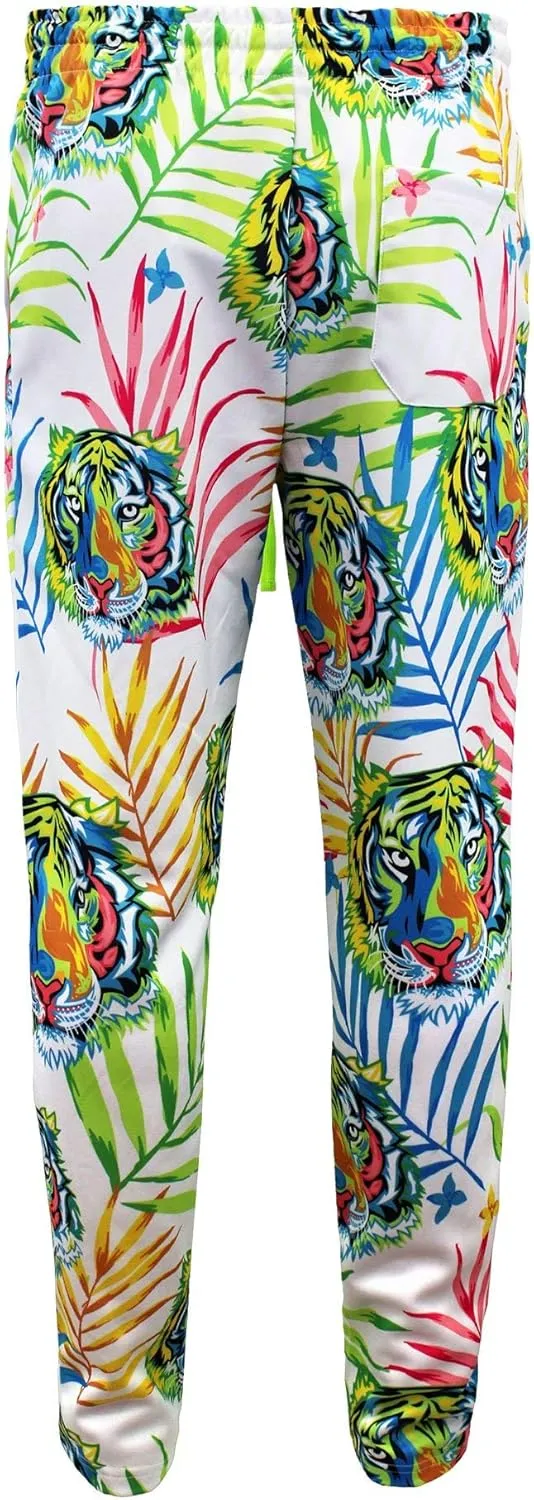 G-Style USA Men's Tiger Pattern Tracksuit Sets