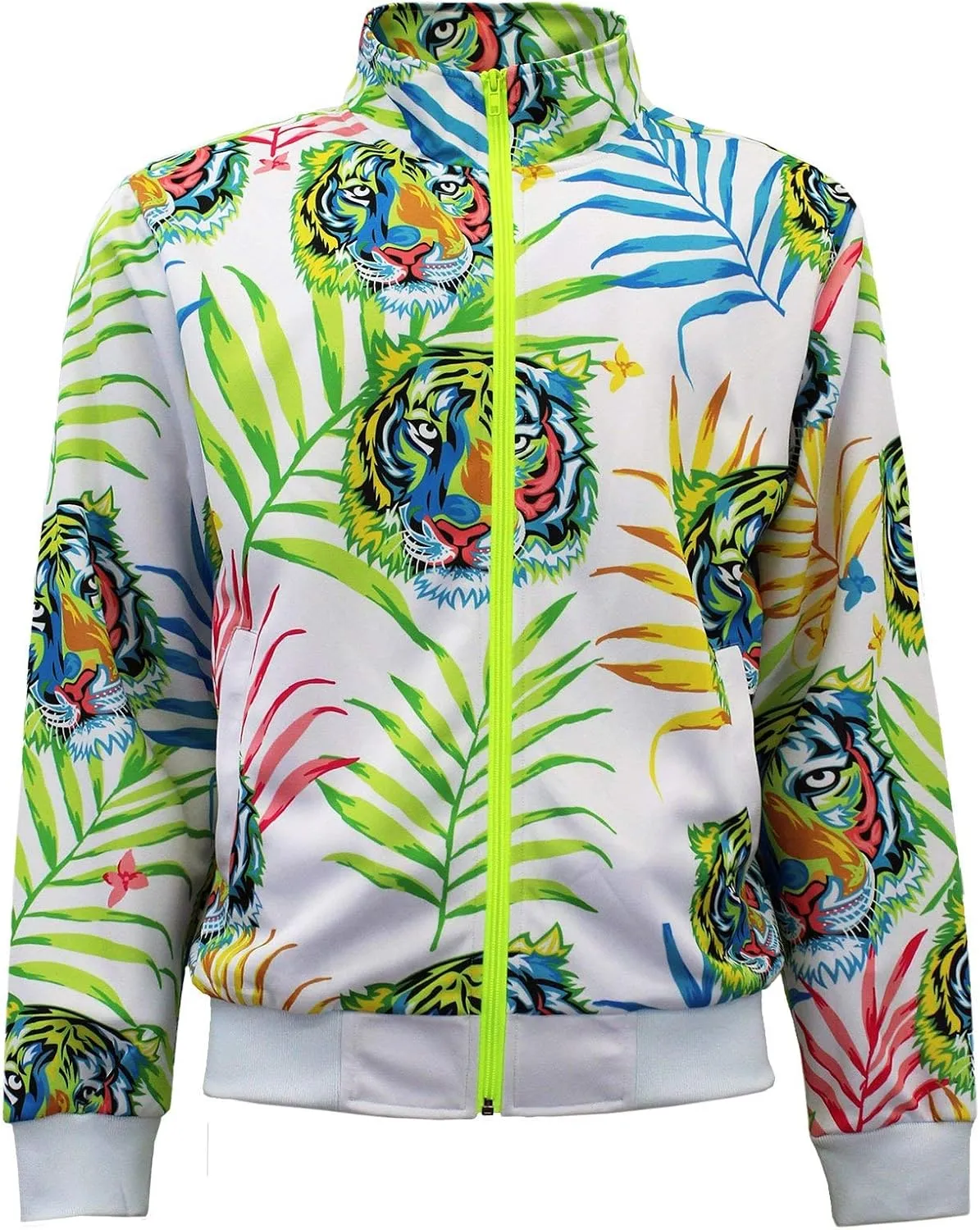 G-Style USA Men's Tiger Pattern Tracksuit Sets