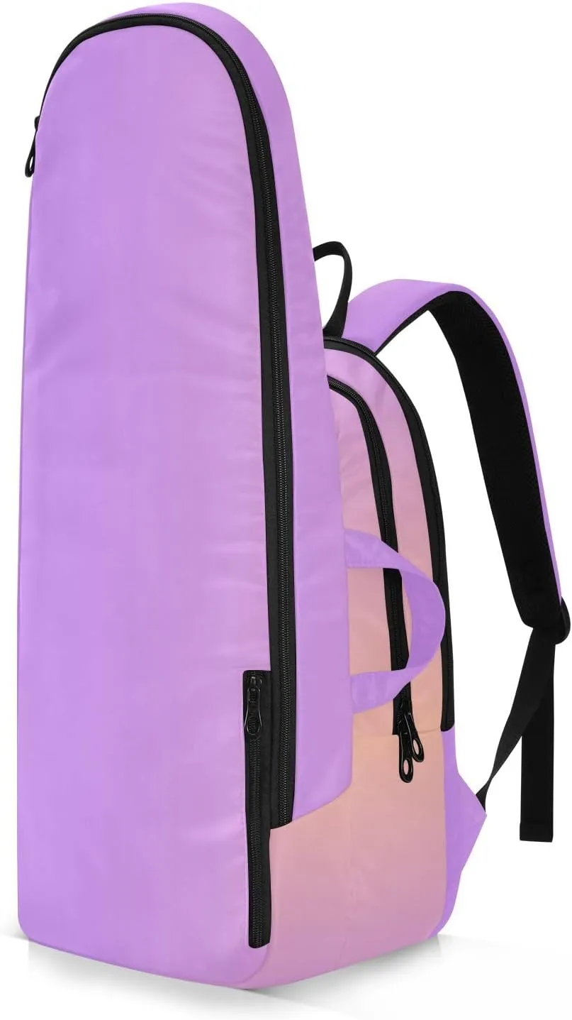 GAIGEO Racket Bag, Multiple Storage Compartments, Foldable Racket Pocket