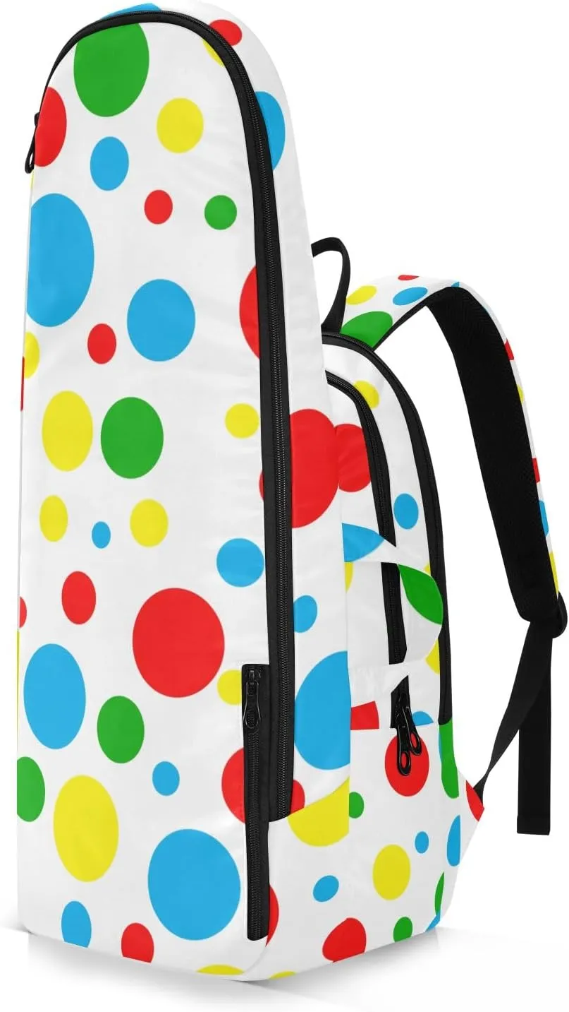 GAIGEO Racket Bag, Multiple Storage Compartments, Foldable Racket Pocket