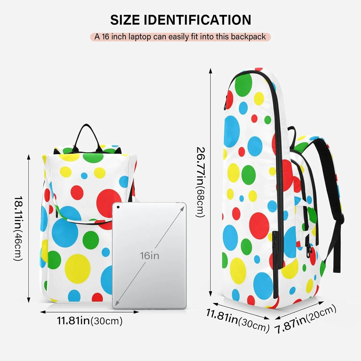 GAIGEO Racket Bag, Multiple Storage Compartments, Foldable Racket Pocket