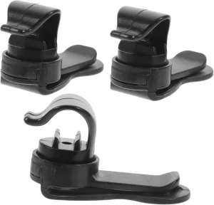 GANAZONO Portable Water Tube Clips Replaceable Back Clips Wear-Resistant Magnetic Buckle Black Magnet Abs