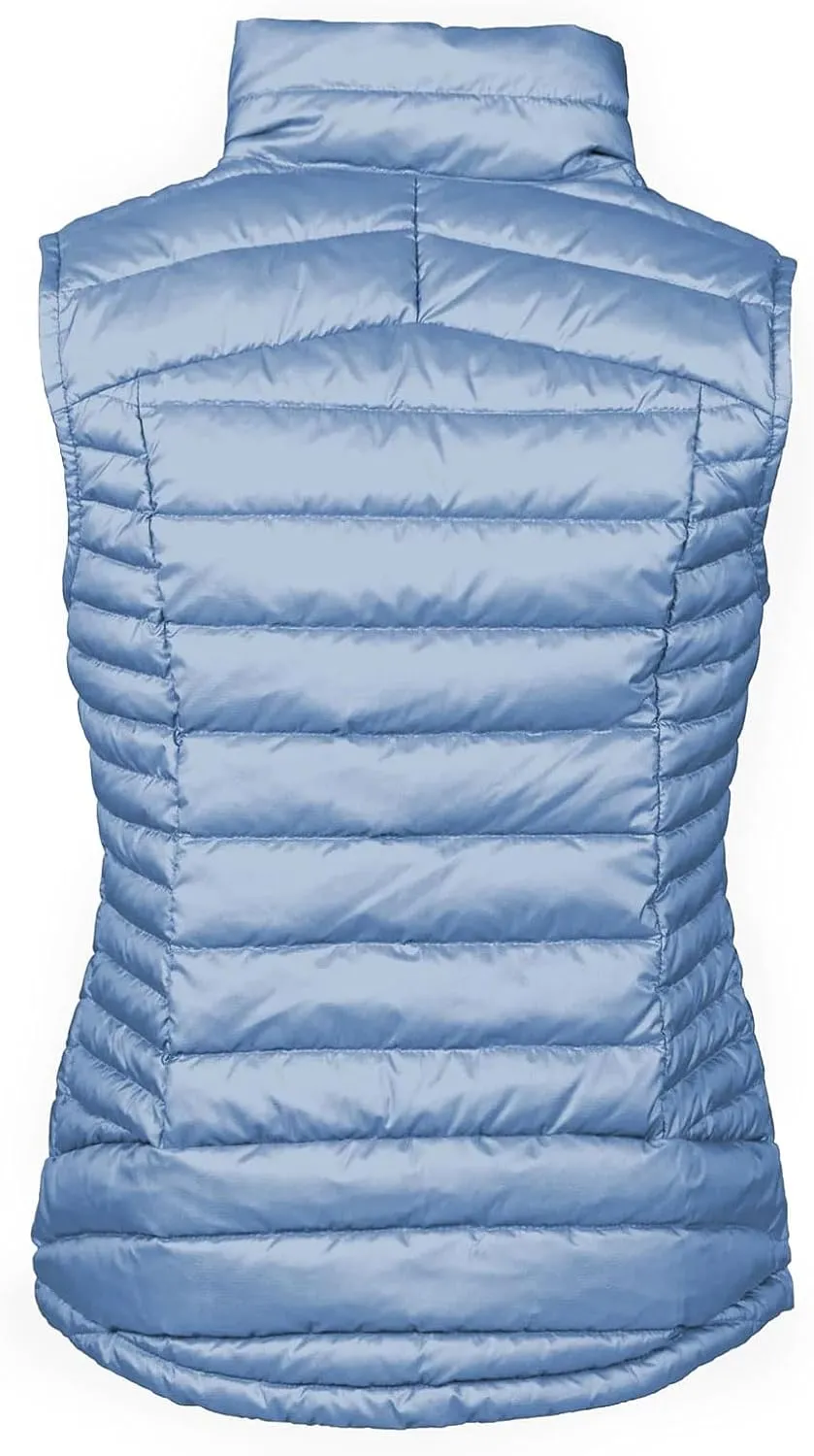 Gator Waders Women's Cruze Warm Lightweight Windproof Casual Active Outdoor Full Zip Insulated Vest with Fleece-Lined Collar