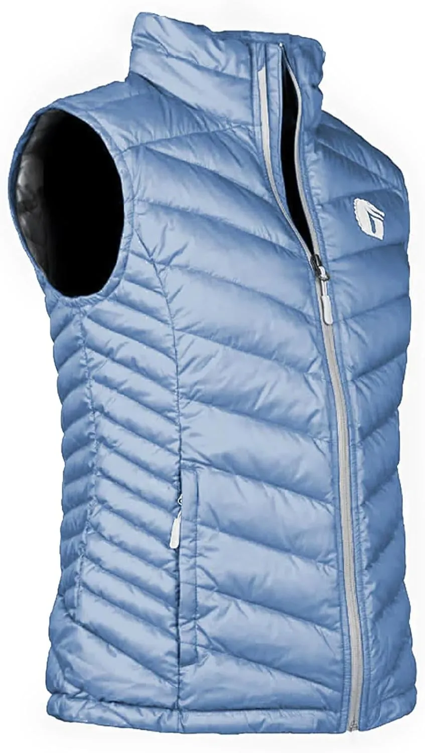 Gator Waders Women's Cruze Warm Lightweight Windproof Casual Active Outdoor Full Zip Insulated Vest with Fleece-Lined Collar