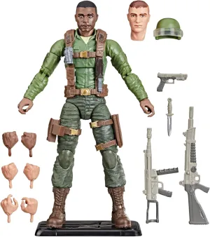 G.I. Joe Classified Series Retro Cardback G.I. Joe Trooper, Collectible 6 Inch Action Figure with 14 Accessories