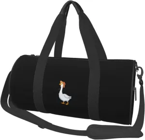 Goose Hats For Adult Goose Gym Duffel Bag Adult Drawstring Backpack Lightweight Carryon Gymbag Sport Duffel Bag For Man Women