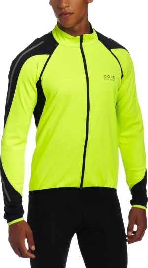 GORE BIKE WEAR Men´s Phantom 2.0 Windstopper Soft Shell Jacket, JWPHAS, White/Blaze Orange, L