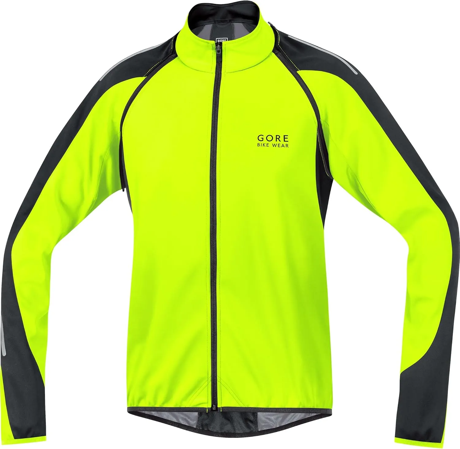 GORE BIKE WEAR Men´s Phantom 2.0 Windstopper Soft Shell Jacket, JWPHAS, White/Blaze Orange, L