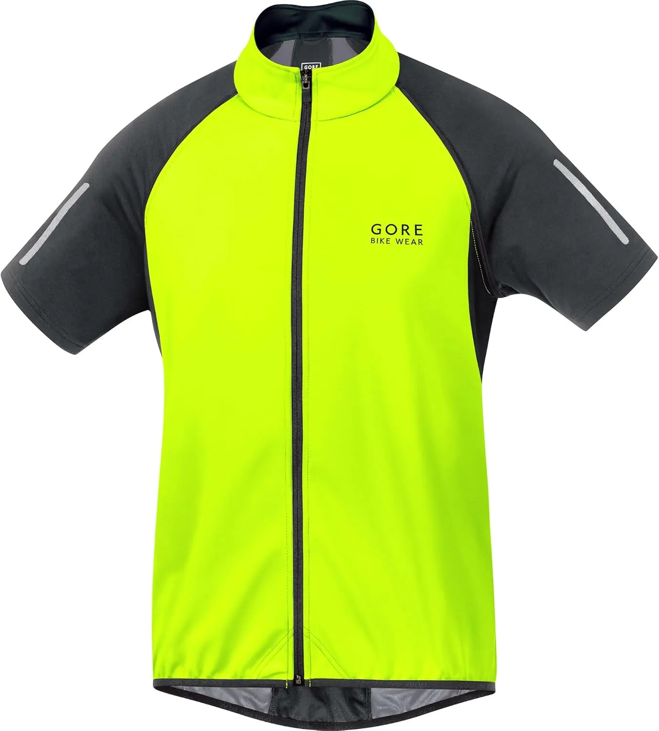 GORE BIKE WEAR Men´s Phantom 2.0 Windstopper Soft Shell Jacket, JWPHAS, White/Blaze Orange, L