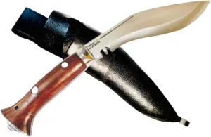 Gorkha Genuine 6" Fixed Blade Kukri Knife Mini Panawal Overall 10 IN World War II Hand-Hammered Gurkha Khukuri Kukri Knives Full Tang With Leather Sheath - Handmade In Nepal