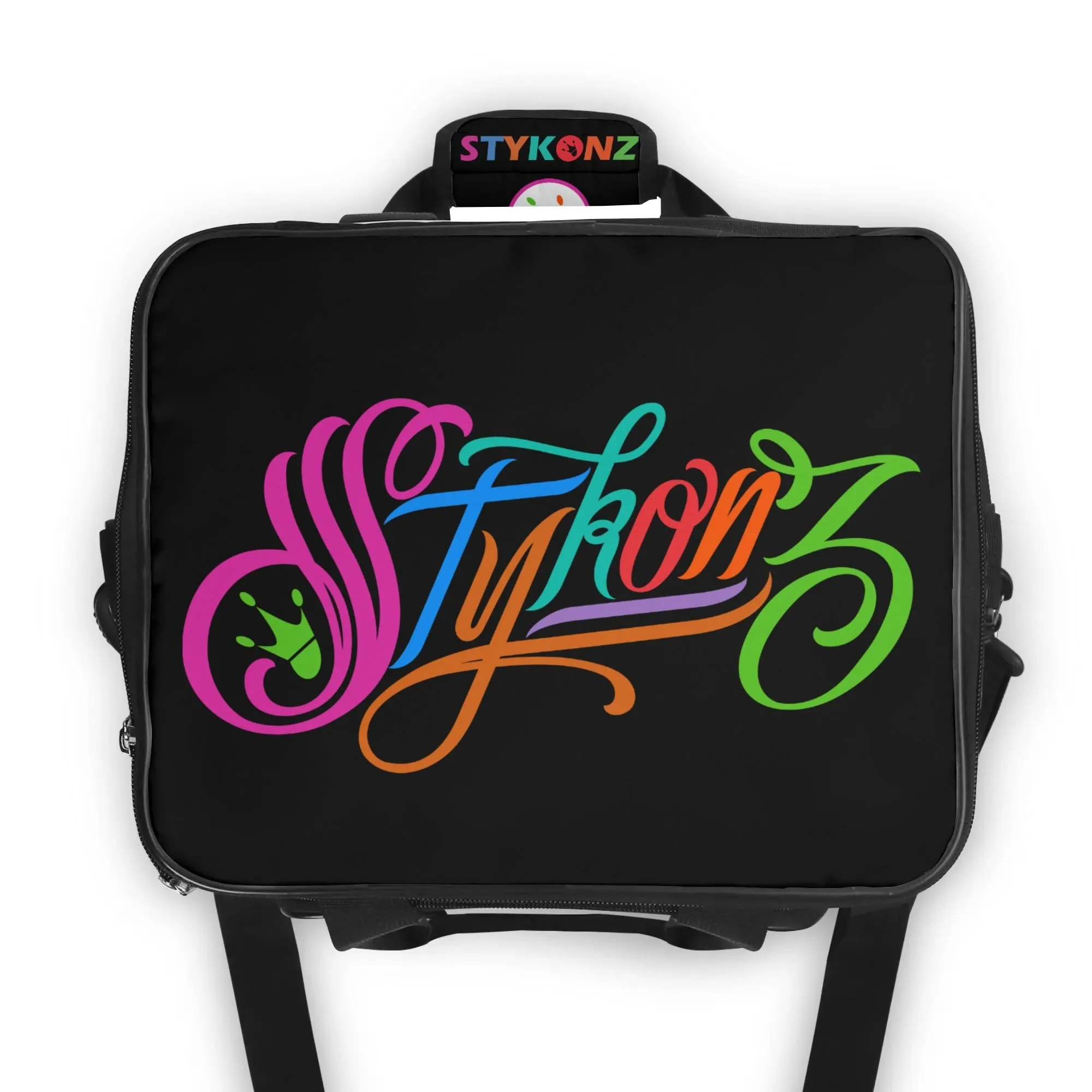 Graffiti Lunch Bag Picnic Bag feat Candy Scriptkonz on Black