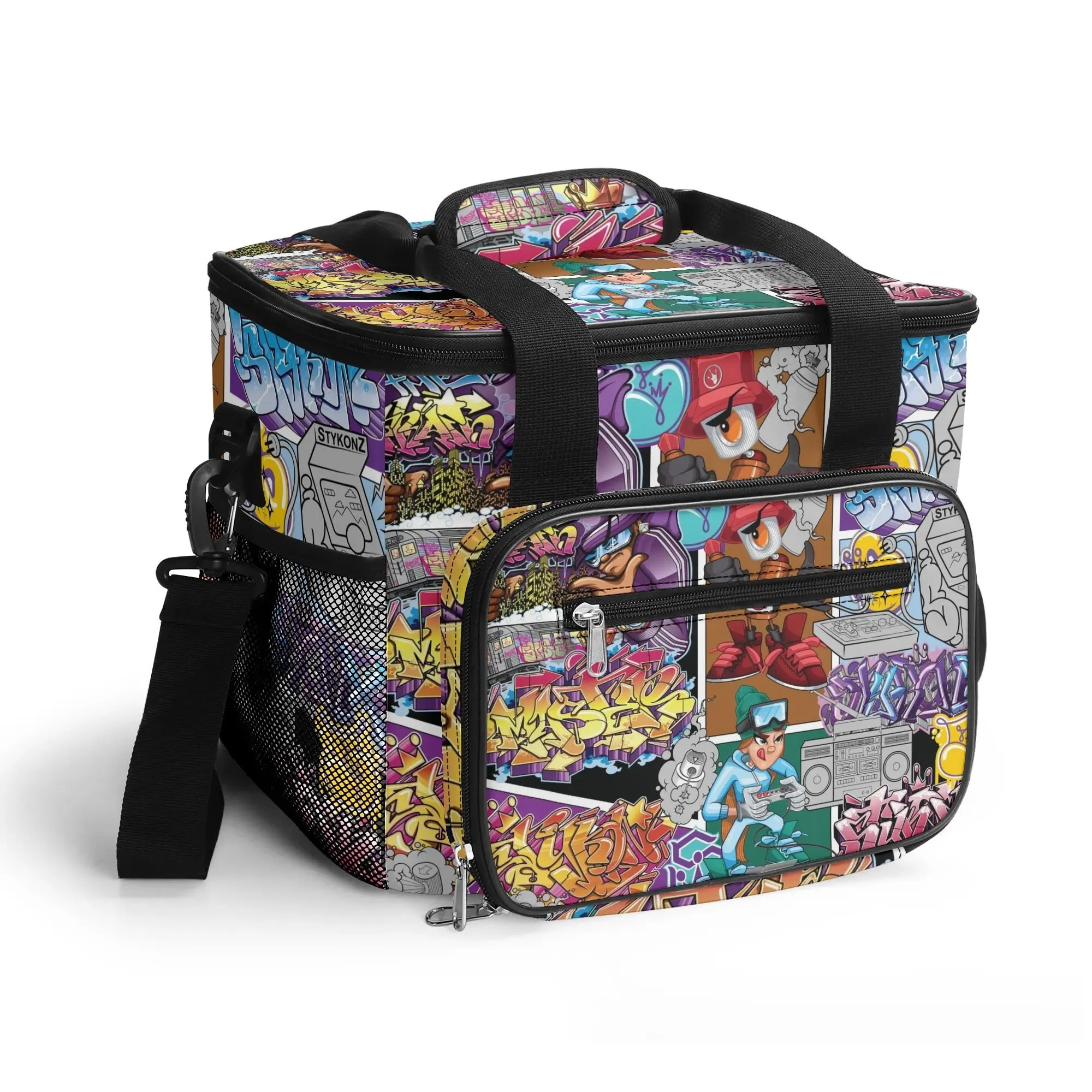 Graffiti Lunch Bag Picnic Bag feat Comic Stykonz