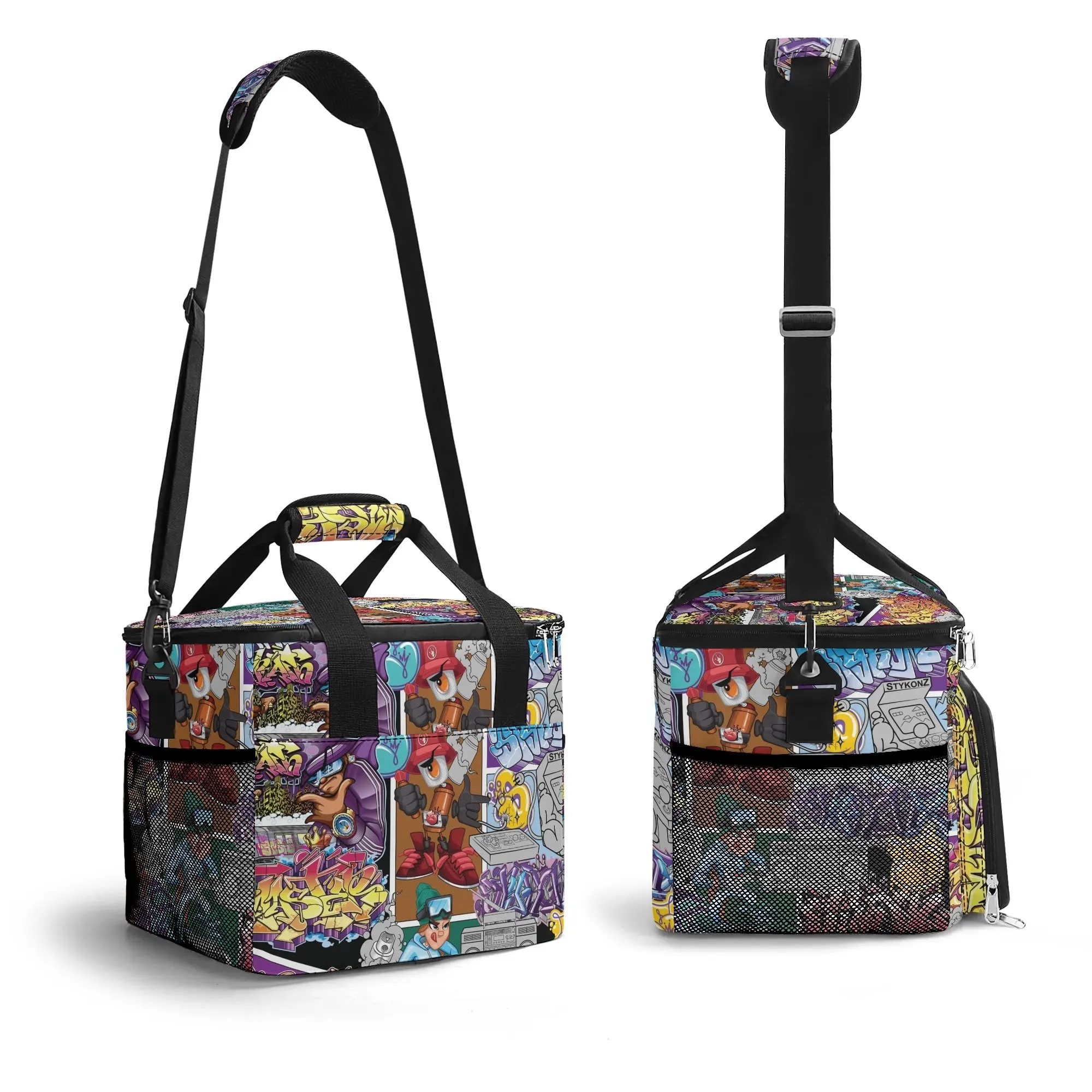 Graffiti Lunch Bag Picnic Bag feat Comic Stykonz