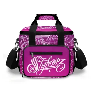 Graffiti Lunch Bag Picnic Bag feat Hot Pink Stykonz The Train Master