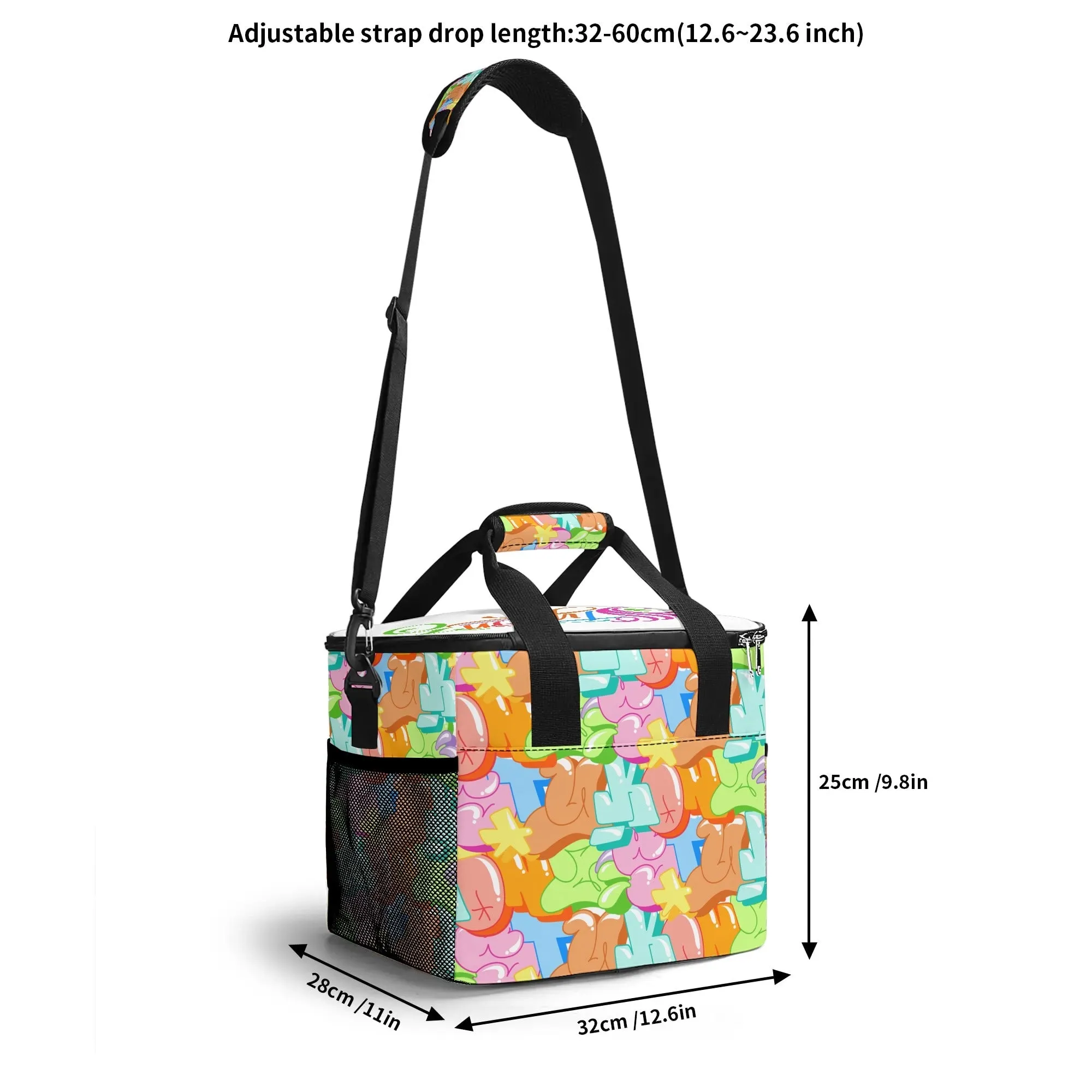 Graffiti Lunch Bag Picnic Bag feat Stykonz Candy