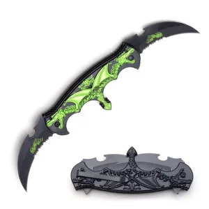 Green Double Bladed Dragon