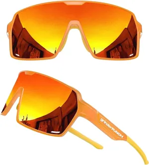 grinderPUNCH Baseball, Pickleball, Running, Hiking & Cycling Polarized Sport Sunglasses for Men & Women with UV Protection