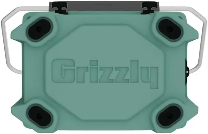 Grizzly 20 Cooler | 20 qt Ice Chest Durable Rotomolded Insulated | Made in USA | Warranty for Life | For Beach Boat Camping Fishing Hunting | G20