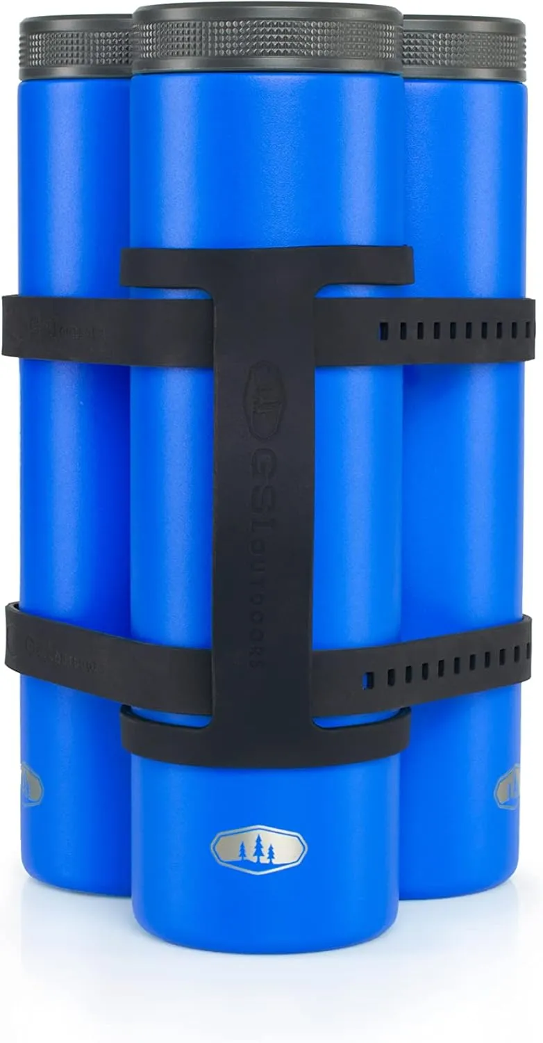 GSI Outdoors 2 Can Cooler, Double Insulated Tube I Fits 2 x 12 oz. Beer & Soda Cans for Travel