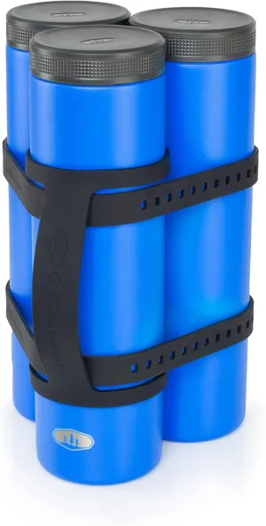GSI Outdoors 2 Can Cooler, Double Insulated Tube I Fits 2 x 12 oz. Beer & Soda Cans for Travel
