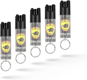 Guard Dog Security Pepper Spray Self Defense Keychain for Women and Men, Safety Twist Top to Prevent Accident,16 feet Range, Small, Mini Pepper Spray, Made in USA