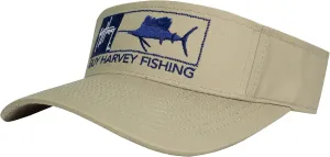 Guy Harvey Men’s Embroidered Sail Performance Visor