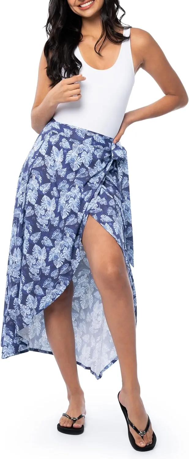 Guy Harvey Women's High Low Wrap Skirt