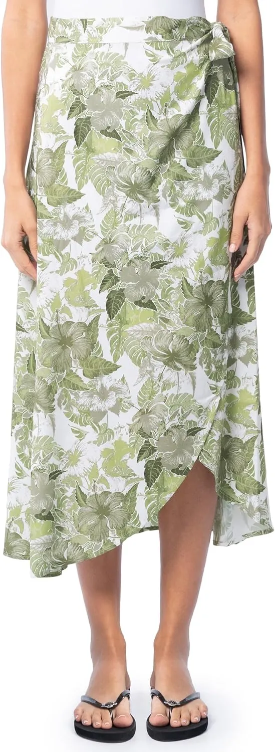 Guy Harvey Women's High Low Wrap Skirt