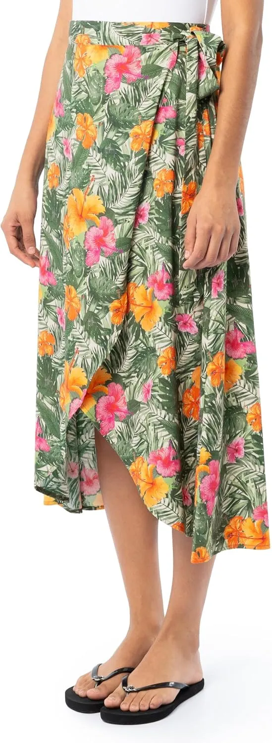 Guy Harvey Women's High Low Wrap Skirt