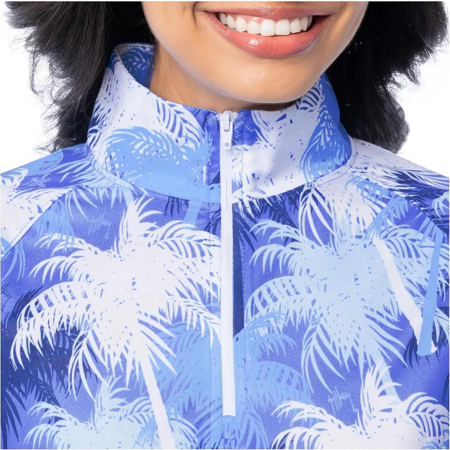 Guy Harvey Women's Performance Quarter Zip Pullover
