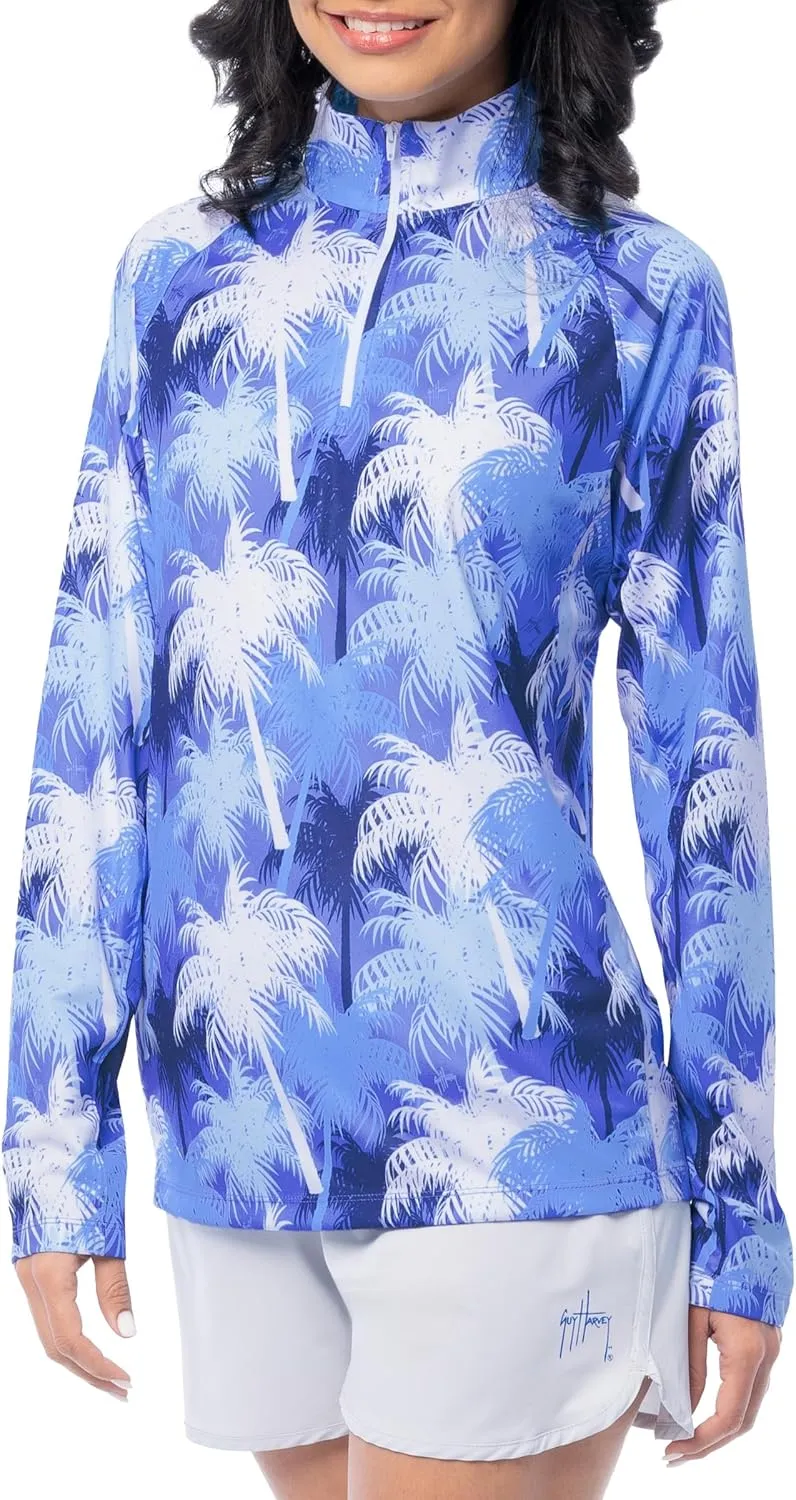 Guy Harvey Women's Performance Quarter Zip Pullover
