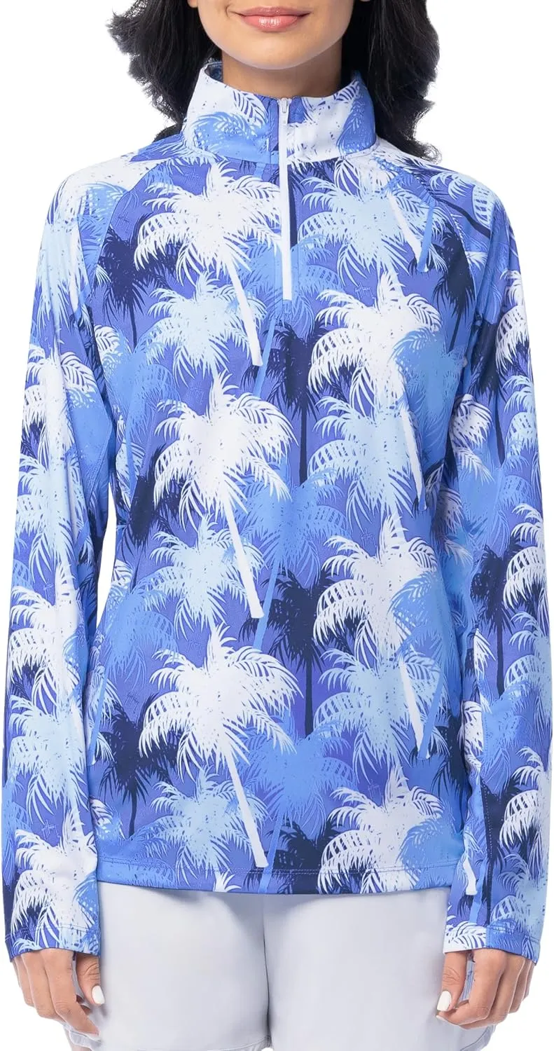 Guy Harvey Women's Performance Quarter Zip Pullover