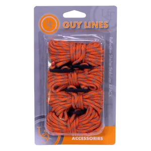 Guy Line Reflective 4-pk, Orange-reflect