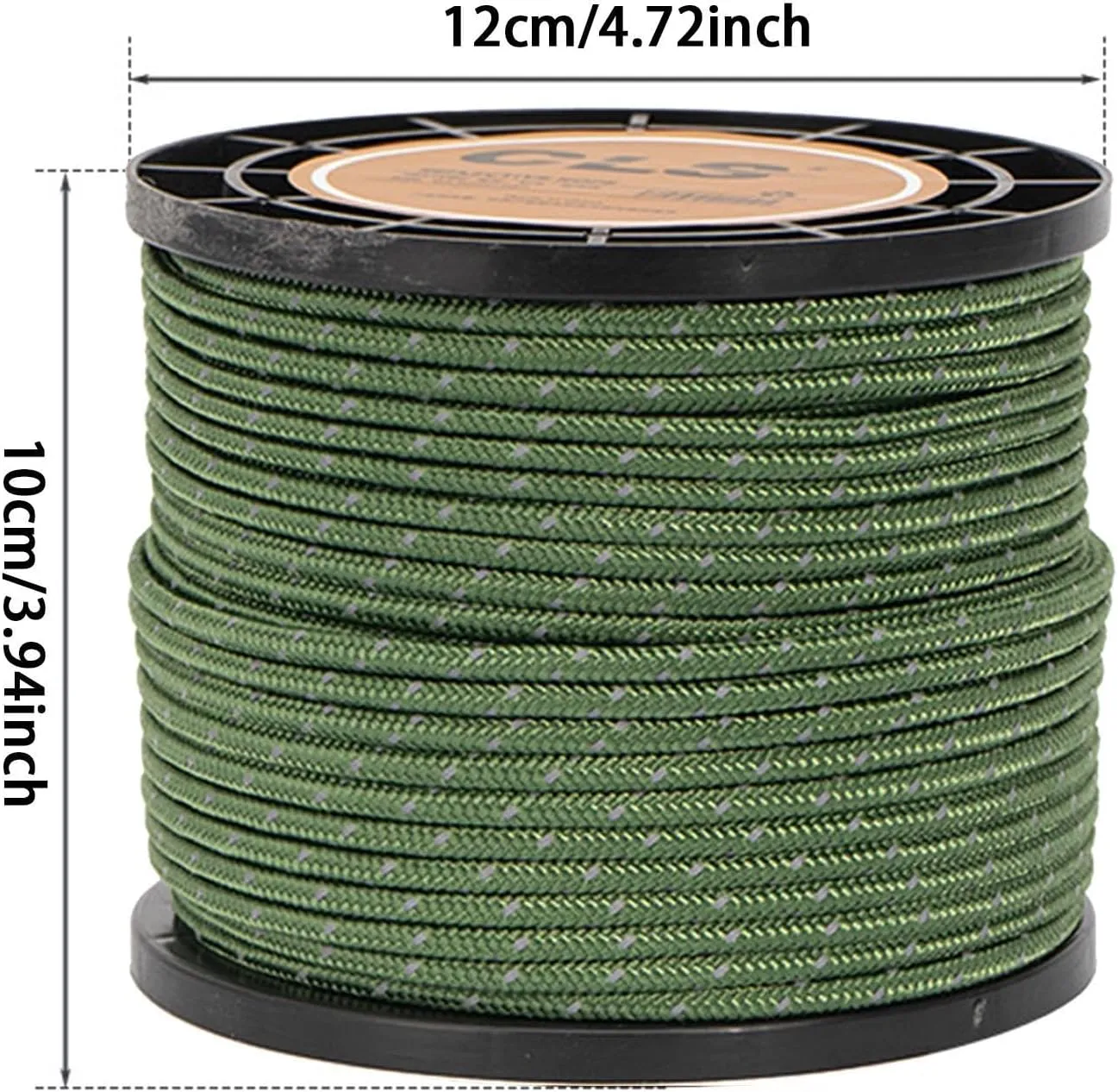 Guy Line Rope 50M 4mm Tent Awning Guide Rope Camping Rope Paracord for Canopy Shelter Camping Backpacking Tent Accessory